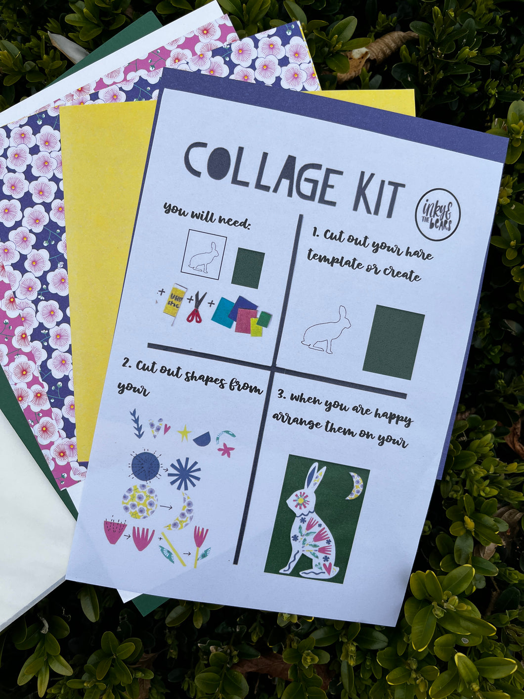 Hare Collage Kit